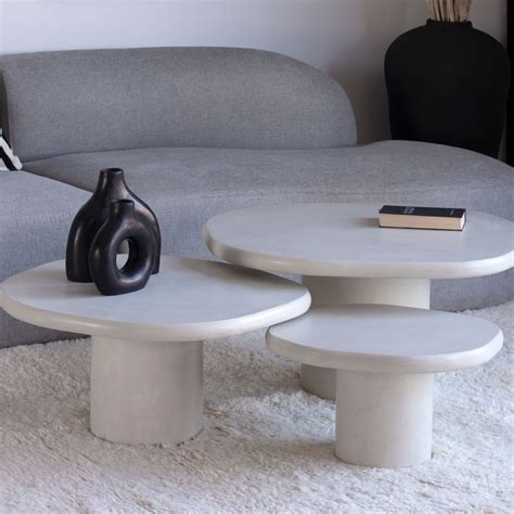 Suma Tables Basses Bois Et R Sine Kasbah Design