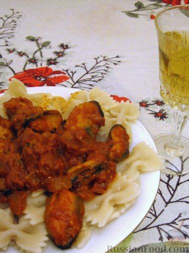 Блюда из мидий, рецепты на RussianFood.com: 412 рецепта блюд из мидий