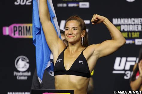 ailin-perez-ufc-302-ceremonial-weigh-ins-4 | MMA Junkie