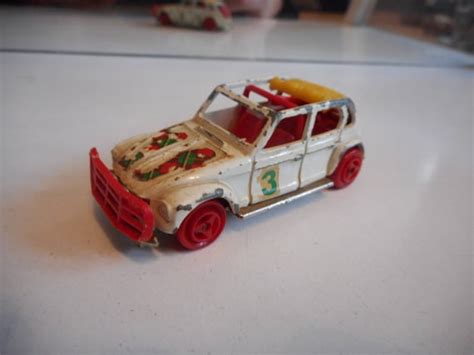 Majorette Citroen Dyane Rallye In White Etsy