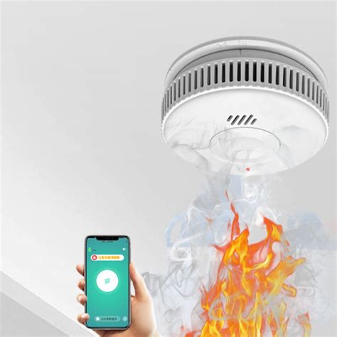 Tuya WIFI Умный дом Пожарная пожарно-дымовая сигнализация купить на ...