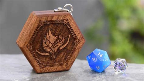 Mini Dnd Dice Keychain Box Elderwood Academy