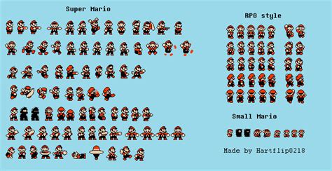 SMB3 Mario extra sprites by Hartflip0218 on DeviantArt