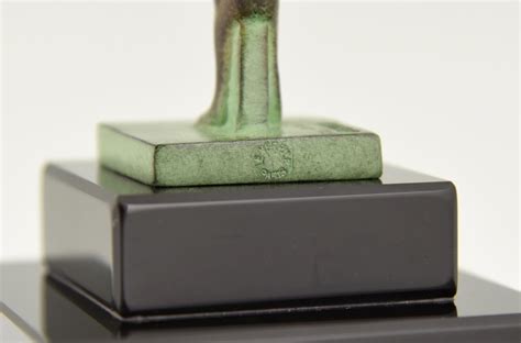 Art Deco Style Sculpture Dancing Nude With Balls By Denis For Max Le Verrier For Sale At StDibs