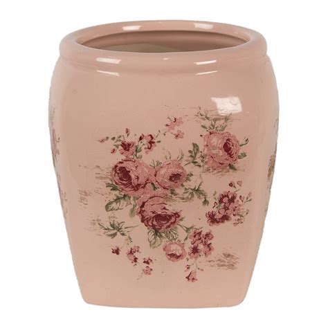 Ce S Pot De Fleurs X X Cm Rose C Ramique Fleurs Pot De Fleurs