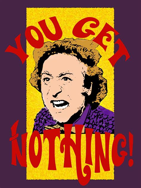 "You Get Nothing! Willy Wonka" Women's T-Shirt by Keighcei | Redbubble