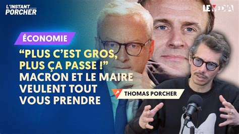 PLUS C EST GROS PLUS CA PASSE MACRON ET LE MAIRE VEULENT TOUT VOUS