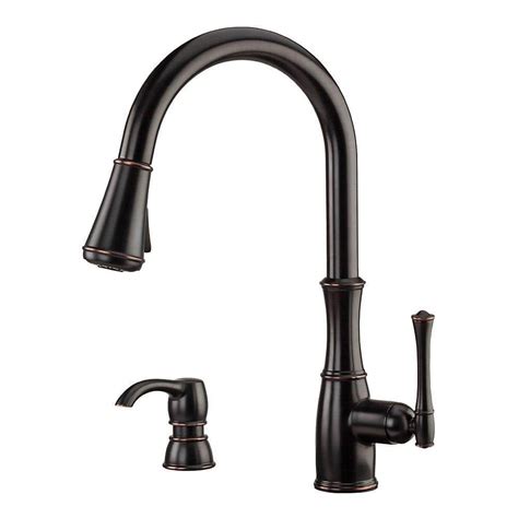 Pfister Wheaton Single Handle Pull Down Sprayer Kitchen Faucet With