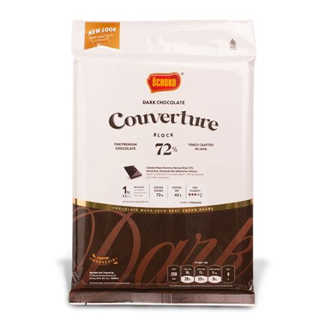 Jual Schoko Dark Couverture Block Kg Coklat Kovertur Batangan