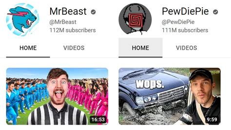 Mrbeast Overtakes Pewdiepie As Most Subscribed Youtuber Bbc News