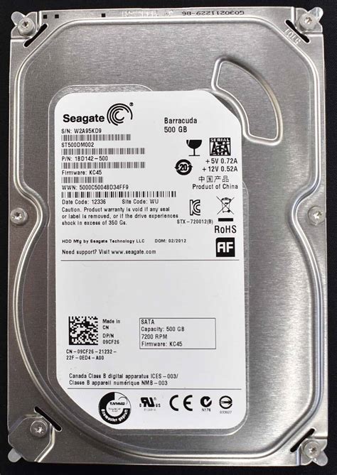 Yahoo!オークション - SEAGATE ST500DM002 ディスク容量 500GB SATA600...