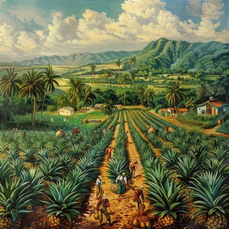 Premium Photo | Inside a Pineapple Plantation