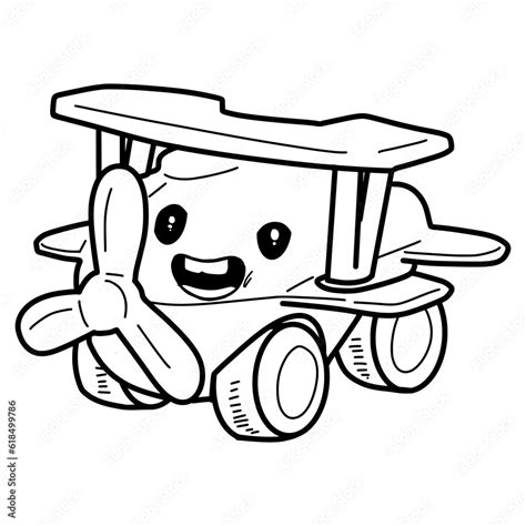 Sketch Of Car With Happy Face Stock Vector Adobe Stock