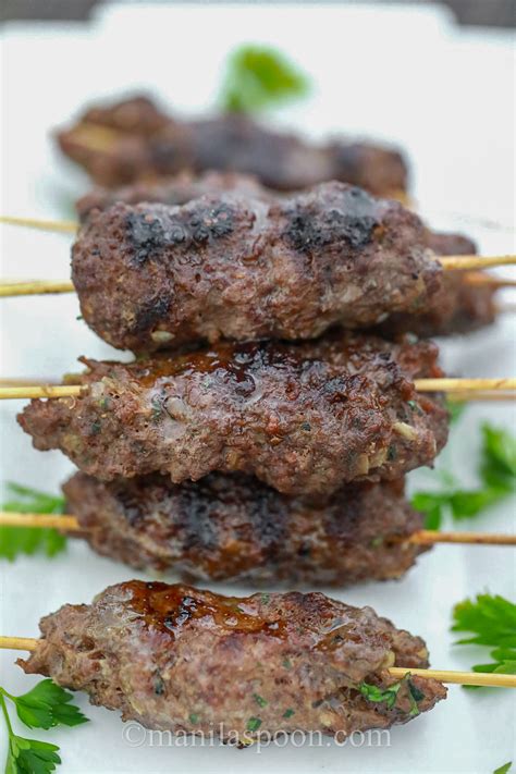 Delicious Beef Kafta Lebanese Grilled Beef Kebabs Manila Spoon