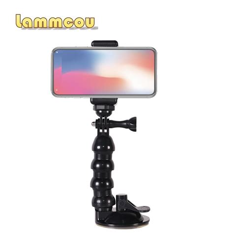 Lammcou Large Glass Suction Cup Action Camera Sport Cam Tripod Mount