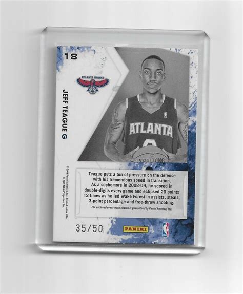 Jeff Teague Rookies Stars Freshman Orientation Rookie Patch