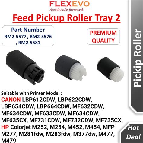 Rm Rm Rm Separation Feed Pickup Roller For Canon