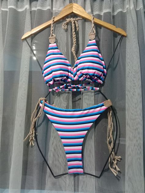 XL STRING BIKINI PADDED SELFTIE Women S Fashion Swimwear Bikinis Swimsuits On Carousell