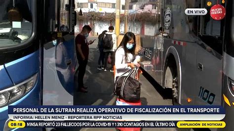 La Sutran Realiza Operativos En Terminales Terrestres Del Pa S Video