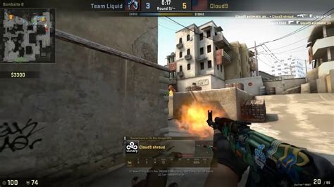 CS GO POV Cloud9 Shroud Vs Liquid Dust2 ESL Pro League S4 YouTube