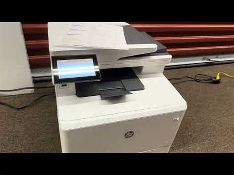 Excellent HP Color LaserJet Enterprise M480f All In One Laser Printer