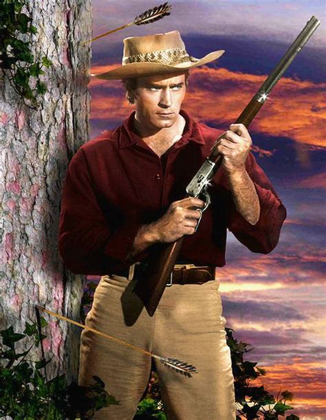 Press photo of Clint Walker for the 1959 movie "Yellowstone Kelly ...