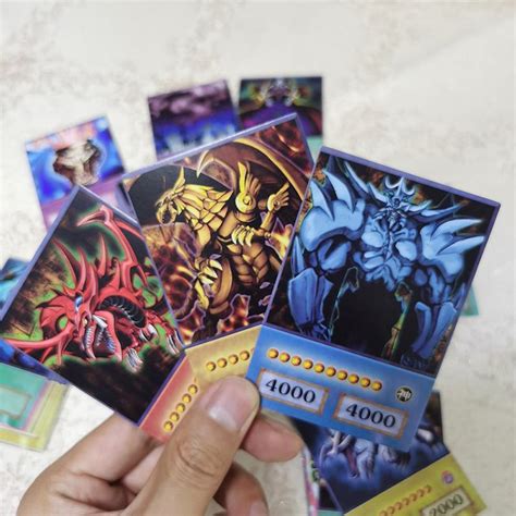 Cheap 100pcs Yu Gi Oh Anime Style Cards Magician Obelisk Dm Classic Proxy Diy Card Joom