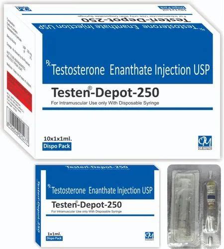 Testosterone Enanthate Mg Testen Depot Injection X X Ml At