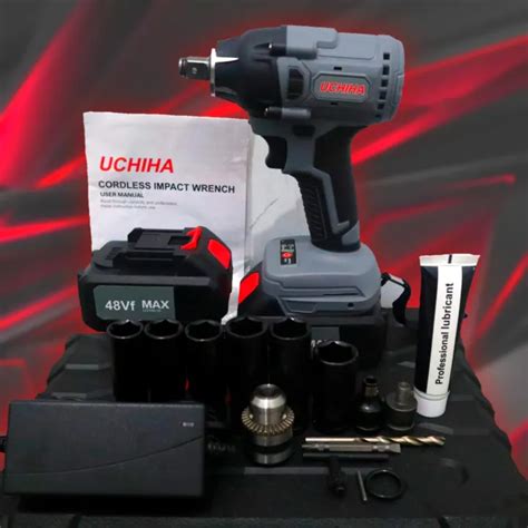 Impact Wrench Cordless Type Vf Double Baterai Uchiha Japan New