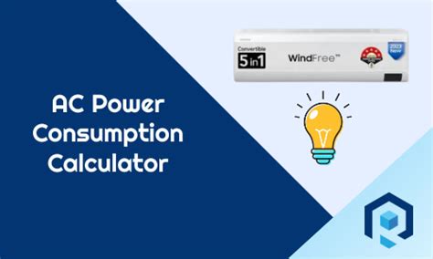 AC Power Consumption Calculator | RiansDeal