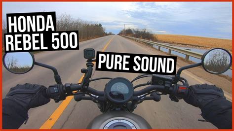 Honda Rebel 500 Shorty Gp Exhaust Radiant Cycles Cmx500 Pure Sound Youtube