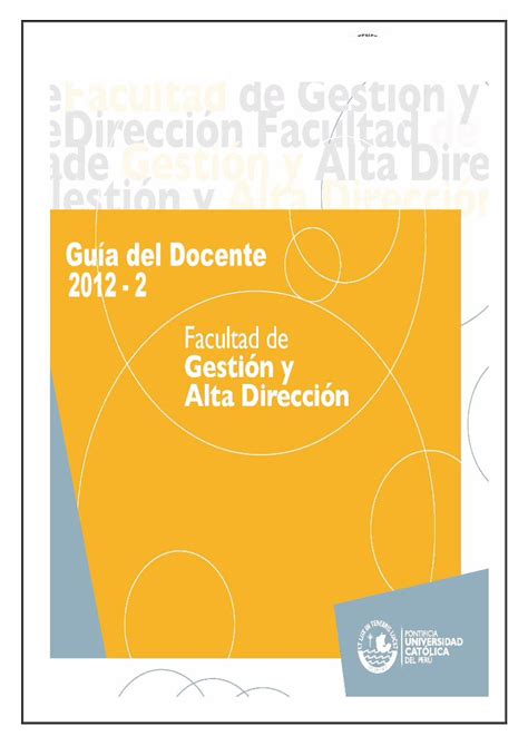 PDF FACULTAD DE GESTIÓN Y ALTA DIRECCIÓN textos pucp edu pe pdf