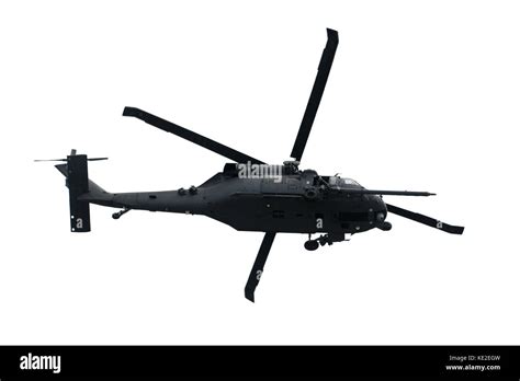 Modern US Army helicopter isolated on white Stock Photo - Alamy