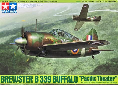 Brewster B Buffalo Pacific Theater Knil Naval Models