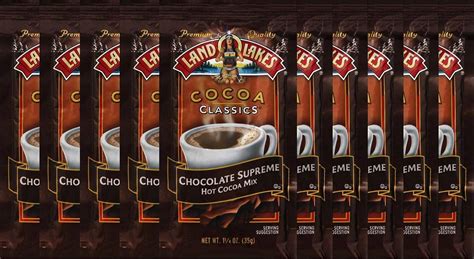 Amazon Land O Lakes Hot Cocoa Mix Chocolate Supreme Oz G Packets Grocery