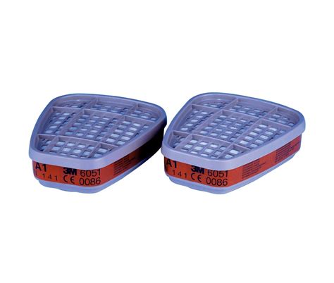 Filter 3M A1 Kemisk 6051 - 3M™ 6051 A1-filtrene beskytter mod organiske ...