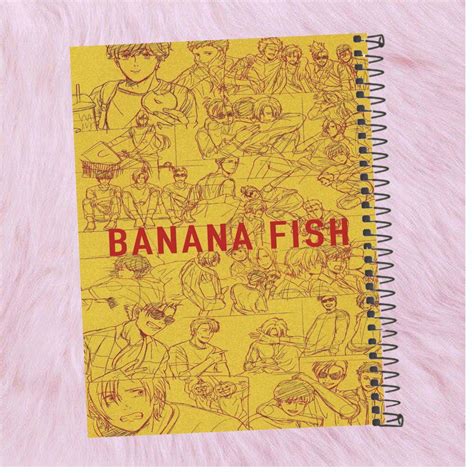 Caderno Mat Ria Anime Banana Fish Elo Produtos Especiais