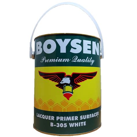 Boysen Lacquer Primer Surfacer White B 305 4l Shopee Philippines