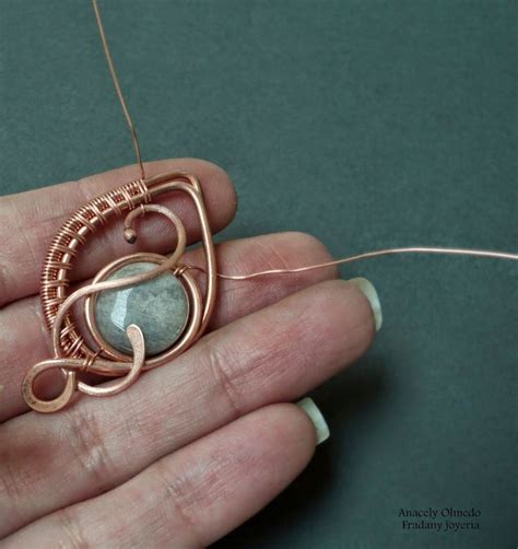 Tutorial Diy Wire Jewelry Image Description Wrapped Pendant Picture Tute ~ Wire Jewelry