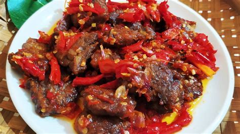 Resep Autentik Dendeng Balado Sajian Nikmat Olahan Daging Sapi Khas