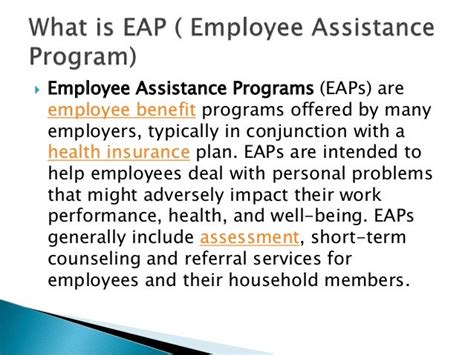 Employee Assistance Program (EAP)