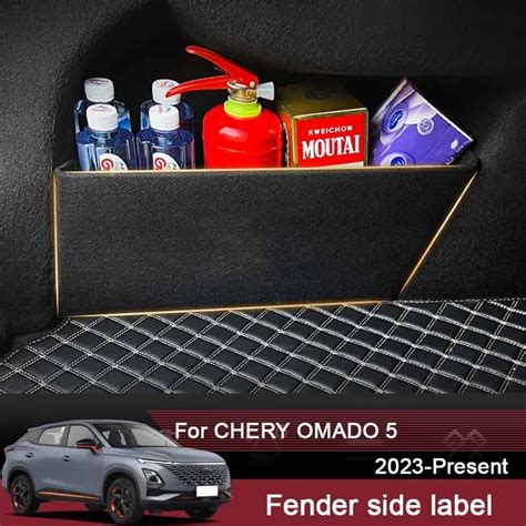 Pcs Car Trunk Storage Box Boot Baffle For Chery Omoda