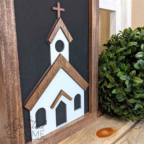 Scripture Wood Sign - Wooden Church Sign – The InSpirited Home