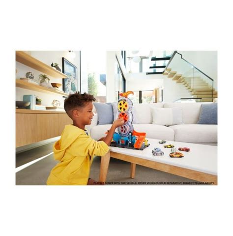 Hot Wheels Set De Joaca Hot Wheels City Vulcanizarea Super Twist Elefant Md