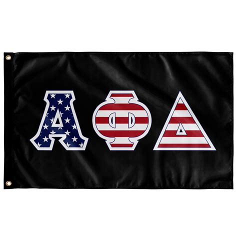 Alpha Phi Delta American Flag Greek Banners Stars And Stripes Fraternity Flags Designergreek2