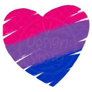 Set Of Distressed Rainbow Heart Designs Lgbt Pride Day Etsy