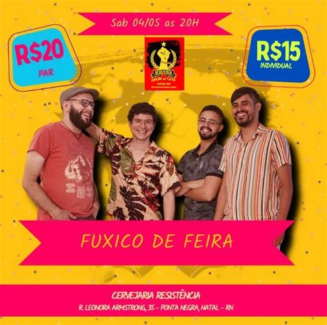 Fuxico de Feira agita a Cervejaria Resistencia nesse sábado 4 em