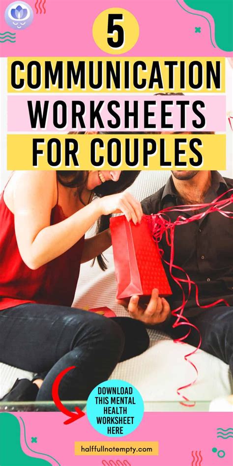 Communication Worksheets For Couples 7 Couples Communication