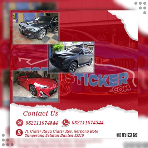 Jasa Pasang Sticker Mobil Jakarta Wrapping Sticker Jakarta Jesen