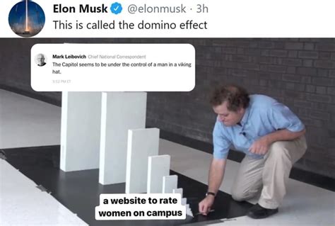 Elon Musk Explains The Domino Effect Elon Musk Elonmusk This Is